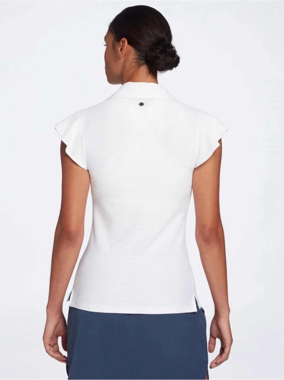 Calia Baby Blue Ribbed Polo Golf Tank - Picture 2 of 11
